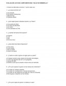 EVALUACION LECTURA COMPLEMENTARIA “DULCE DE MEMBRILLO”