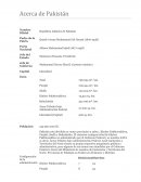 Acerca de Pakistán. Configuración de la administración