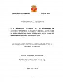 EL BAJO RENDIMIENTO ACADEMICO EN LOS ESTUDIANTES