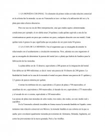 La Moneda Colonial. Página 1