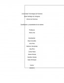 Informe de Química. Clasificación y propiedades de la materia.