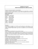 PROYECTO COMUNICATIVO: OBRA DE TEATRO