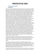 TEMA: PROYECTO DE VIDA