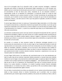 DESARROLLO LOGICO MATEMATICO EN NIÑOS. Página 1