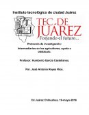 Intermediarios en los agricultores, ayuda u obstáculo.