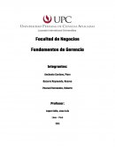 Facultad de Negocios Fundamentos de Gerencia