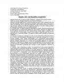 Sepsis con cardiopatía congénita