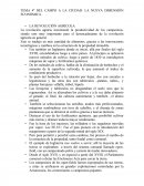 TEMA 4º DEL CAMPO A LA CIUDAD: LA NUEVA DIMENSIÓN ECONÓMICA.