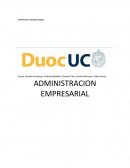 Administracion empresarial. "Banco de Chile"