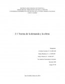 Teoria de la demanda y oferta