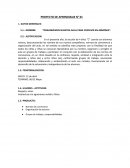 PROYECTO DE APRENDIZAJE N° 01 “ORGANIZEMOS NUESTRA AULA PARA CONVIVIR EN ARMONIA”.