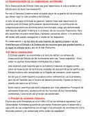 LA FINANCIACIÓN DE LA COMUNIDAD AUTÓNOMA