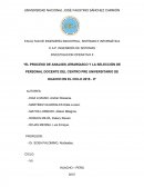 El proceso de analisis jerarquico y la selección de personal docente