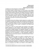 Las mujeres de la nueva españa en la vida cotidiana.