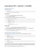 Guía básica RPi + Asterisk + FreePBX