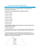 Consta de un calentamiento general y específico