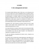 La tutela.