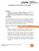 Investigación de Automóviles y su tecnología.