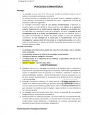 TEMA DE PSICOLOGIA COMUNITARIA I