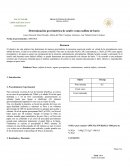 Informe determinacion gravimetrica de azufre