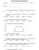 TEMA: TRANSFORMACIONES ISOMETRICAS.
