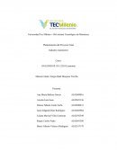 Planteamiento del Proyecto Final Industria Automotriz