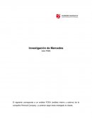 Investigación de Mercados.