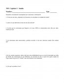 El sonido - Cuestionario.