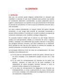 Informe - El contrato.