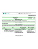 Carta descriptiva mastercam 2012.