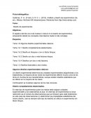 Reporte de lectura - Diseno de experimentos.