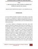 LA IMPLANTACIÓN DEL PENAL FEDERAL EN MENGOLI DE MORELOS, MIAHUÁTLAN, OAXACA..