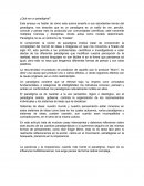 ¿Qué es un paradigma? Ensayo