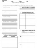 Evaluación de contenidos.