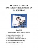 EL IMPACTO DE LOS ANUNCIOS PUBLICITARIOS EN LA SOCIEDAD.