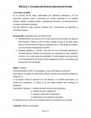 BOLILLA 1: Concepto del Derecho Internacional Privado.