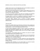 Tema: DEFINIR LA VIDA: EL PUNTO DE VISTA DE LOS VIRUS