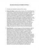 TEMA: ANALISIS DE ESCUELAS ECONOMICAS ENTREGA 1