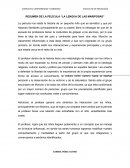 Resumen - Lengua de las mariposas