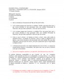 EXAMEN FINAL, CUESTIONARIO- TEOLOGÍA 1. INTRODUCCIÓN A LA TEOLOGÍA. Semestre II/2015