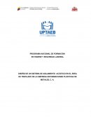 Higiene y Seguridad Laboral.