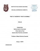 Recta tangente y recta normal