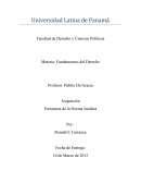 Estructura de la Norma Juridica.