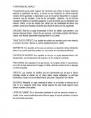 FUNCIONES DEL BANCO.