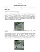 Práctica: Propiedades Físicas y Químicas del Agua.