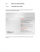 SQL Server 2005 Installation.