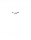 Sobre la amistad Aristóteles