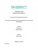 Proyección de Ventas para el año fiscal 2015-2016 en los meses de abril hasta septiembre