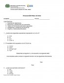 Evaluacion final de octavo grado