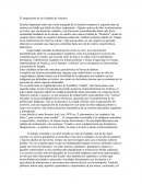 Tema: El surgimiento de las ciudades de América